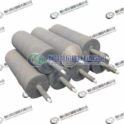 بكرة نقل الحزام عالية الجودة مع طلاء المطاط